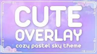 Dreamy Night Stream Overlay Pack Twitch Stream Overlays 2023