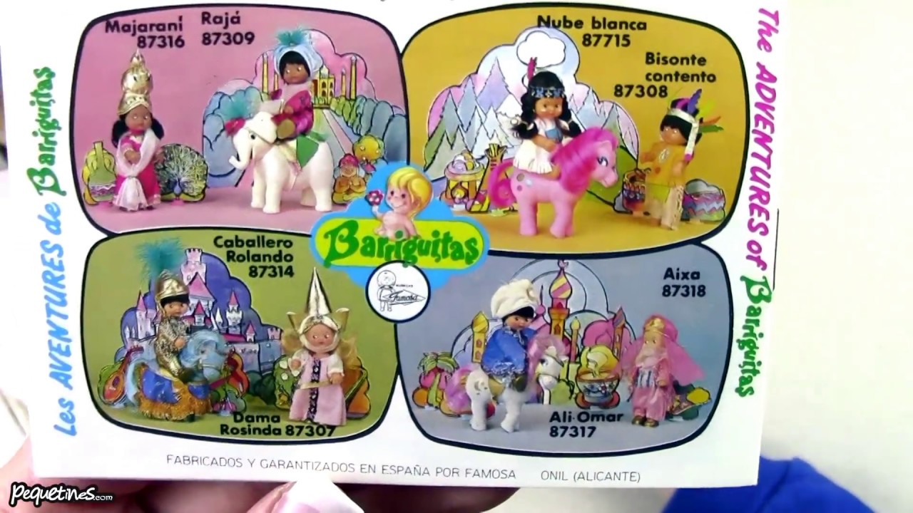 muñecas barriguitas años 80