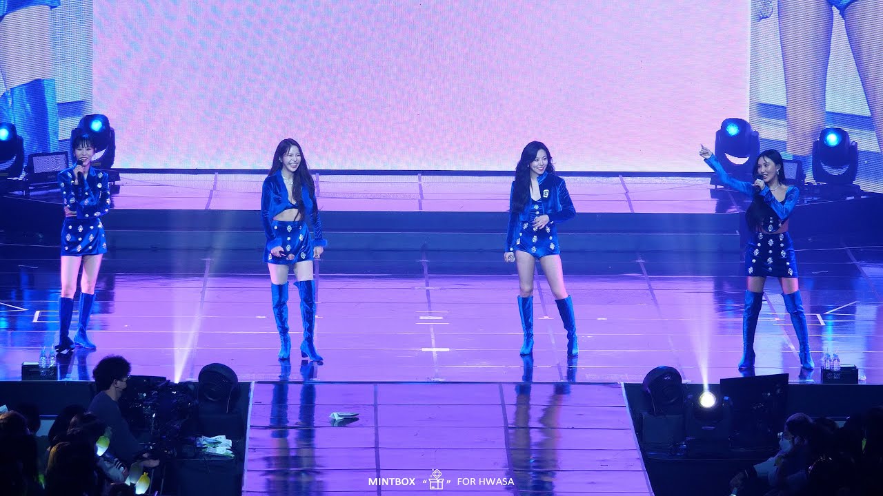 [4K] 2211120 마마무 콘서트 [MY CON] 서울 '마지막 멘트' 마마무 직캠 (Mamamoo Fancam)