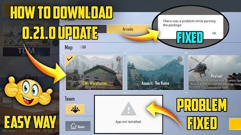 How To Download 0.21.0 Update Pubg Mobile Lite | Pubg Lite App Not Installed Problem Fix With Proof