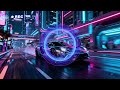 Holographic Skyline 🚀 Calm Electronic Beats | 专注办公 /学习 BGM #HologramBGM #CalmFocus #CyberElectronic