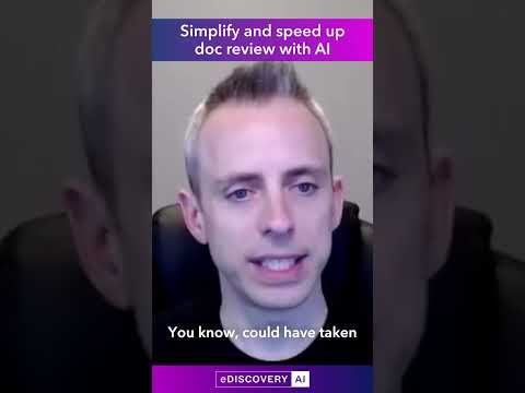 Simplify and speed up doc review with AI