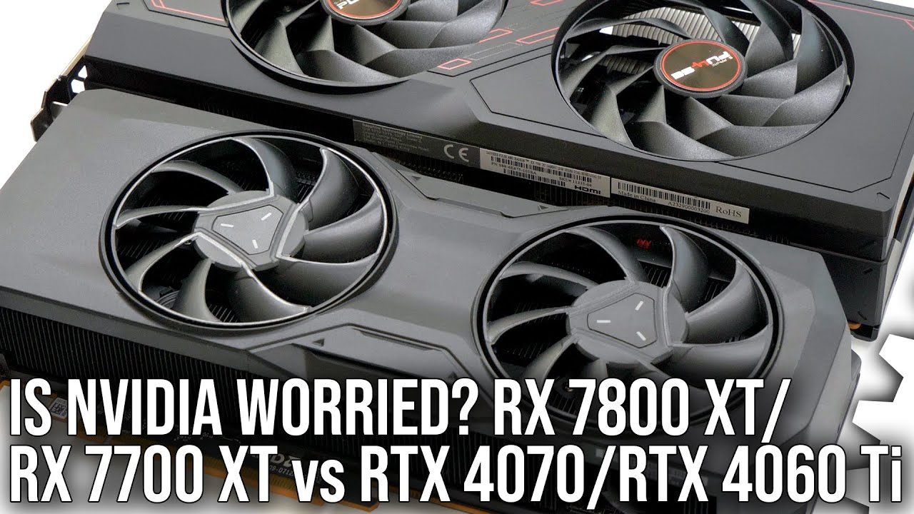 AMD's Radeon RX 7800 XT & 7700 XT take aim at Nvidia's RTX 4070 & 4060 Ti  at better pricepoints - Variable