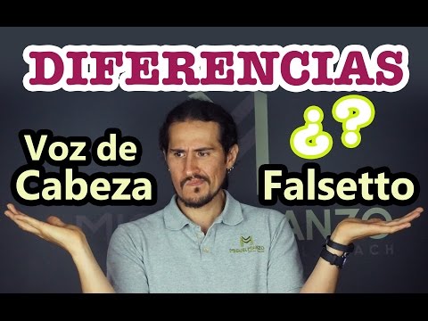 Vídeo: Diferencia Entre Falsete Y Voz Principal