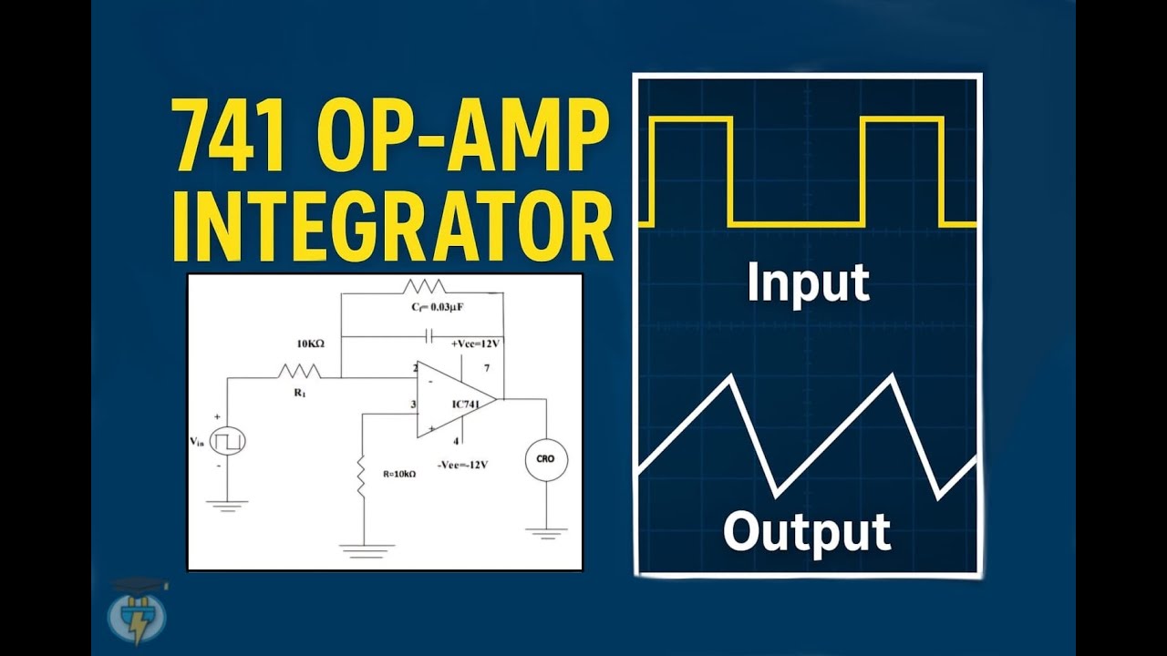 Op-Amp 741 Integrator | Circuit Analysis Lab 05 - YouTube