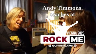 🎸 Andy Timmons Interview – His Experience with Guitar Camps & Rock Me Vienna 2026! 🎸 Profile