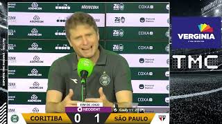 FERNANDO SEABRA NA COLETIVA APÓS A DERROTA DO CORITIBA PARA O SÃO PAULO