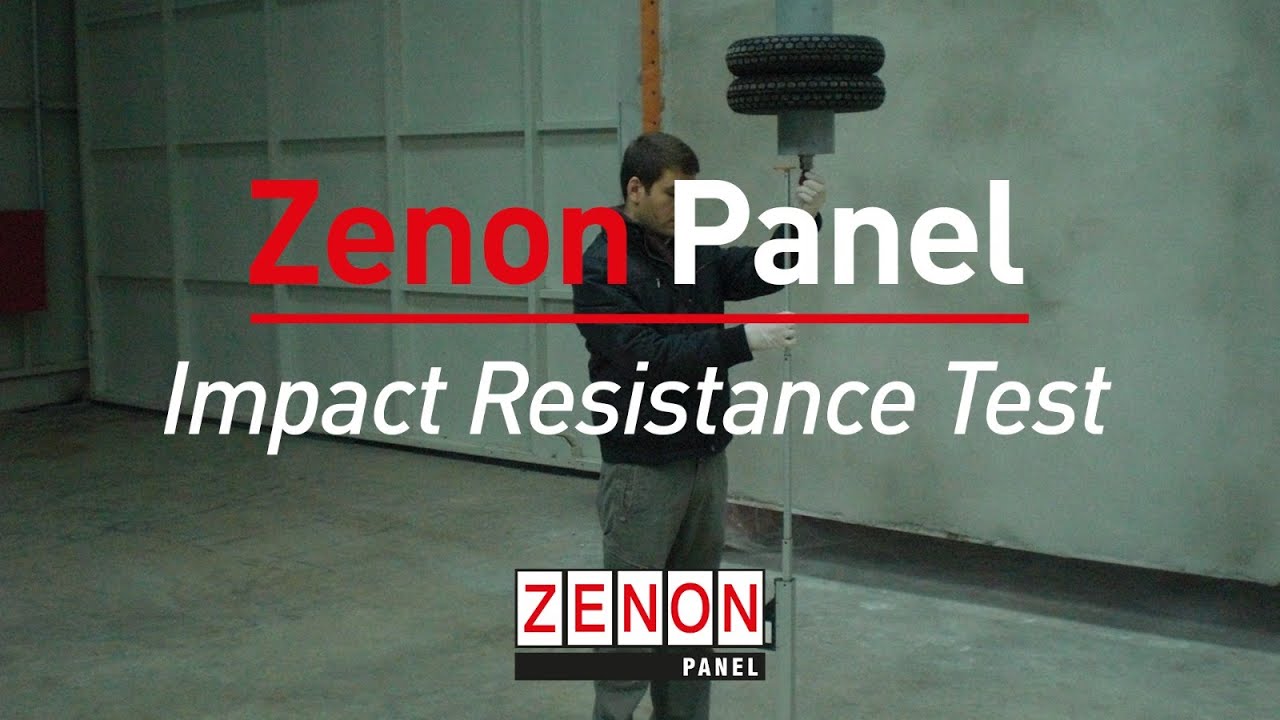Zenon Panel Construction Technologies Impact Resistance Test 2012 YouTube