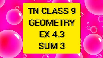 TN Samacheer 9 Maths Geometry Ex 4.3 Sum 3