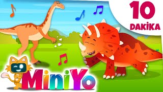 Dinozorlar Müzik Yapıyor + Daha Fazla Çocuk Şarkısı | Miniyo