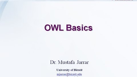OWL Basics (Part 2/8)