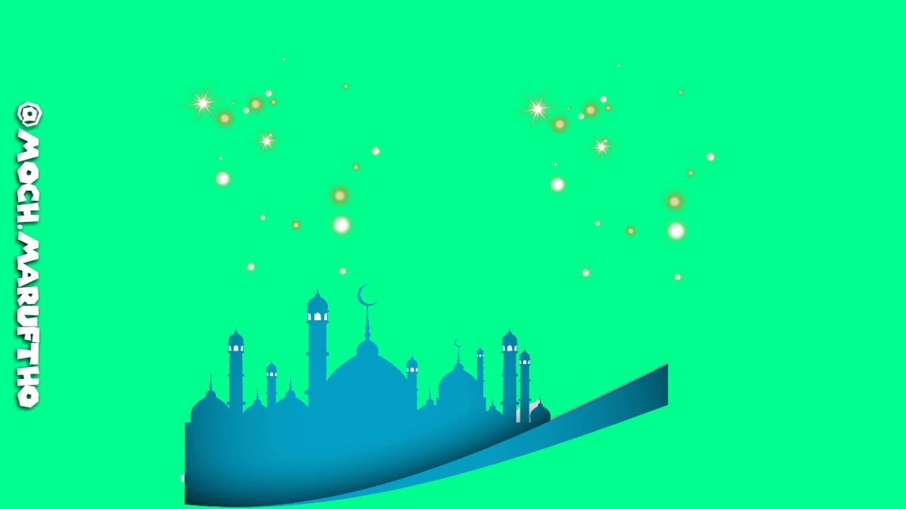 Green screen idul fitri 1440 H