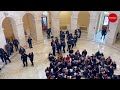 Capitol Police remove pro-Palestinian protesters from Rotunda