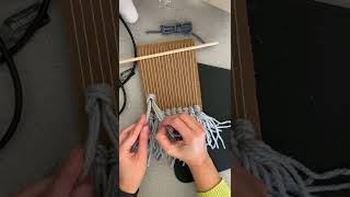 Weaving Rya Fringe