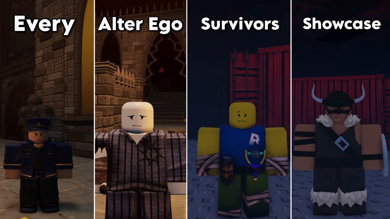 Every Alter Ego Survivor Showcase And Their Abilities Roblox Alter 