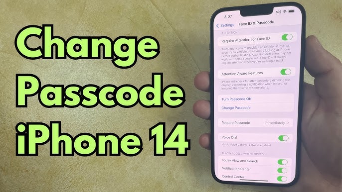 Change Passcode On Iphone 14 Step-by-step 2024