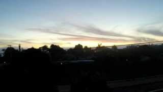 testing timelapse sunset much train so fog