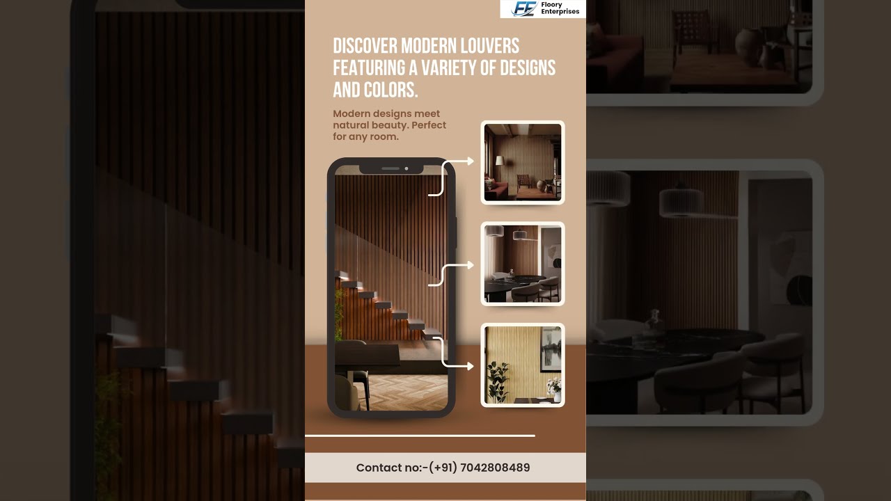 ✨ Upgrade your space with modern louvers 🏡🏢.