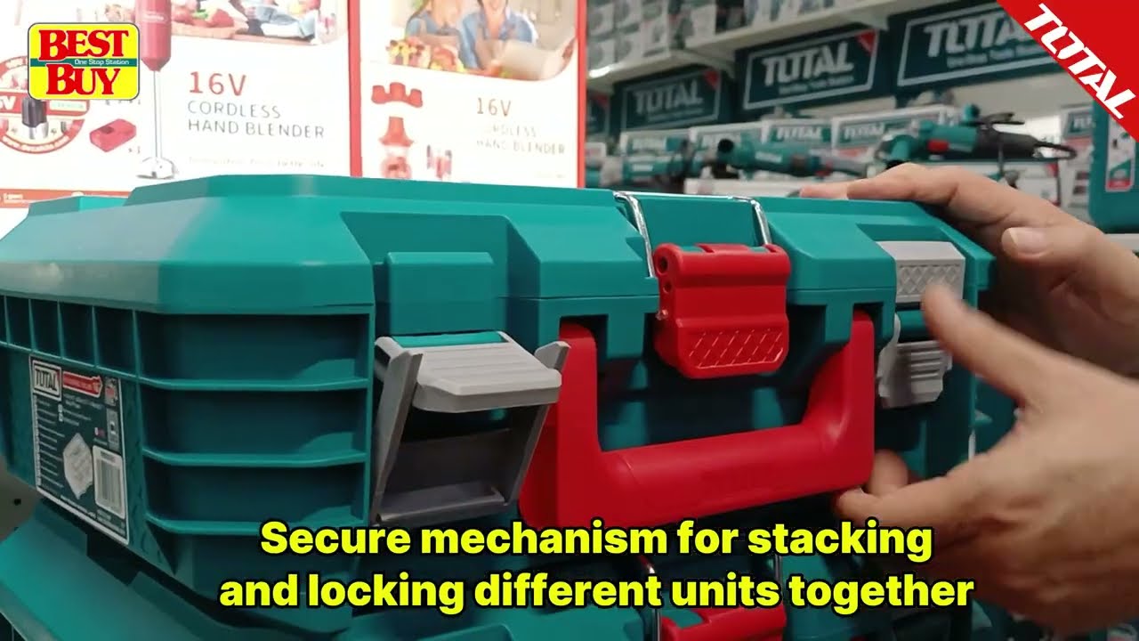TOTAL Tools Stackable rolling tool box storage systems 滚动式