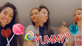 VANESSA AND SHARIYA BRYANT BONDING MOMENTS , TRYING OUT MEXICAN FOODS FOR THE FIRST TIME 😵😵😵