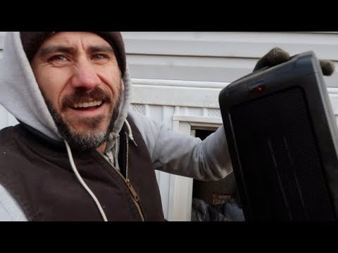Space heater under the house trick! (fix frozen pipes)