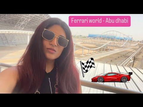 Ferrari world abu dhabi | kritikasharmamakeovers | travel | vlog | dubai | world number one rides