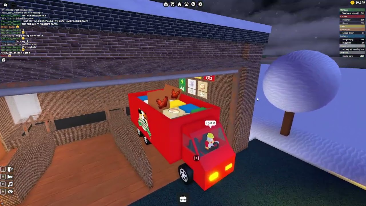 I worked at a pizza place in Work At a Pizza Place