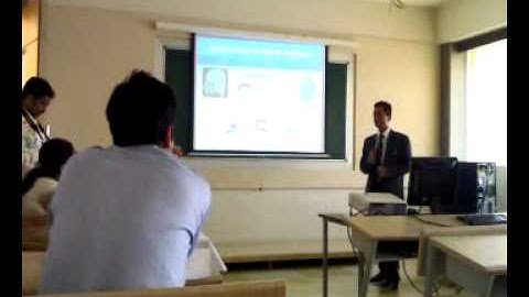 Prof. Varun Banura presenting a research paper on CBIR