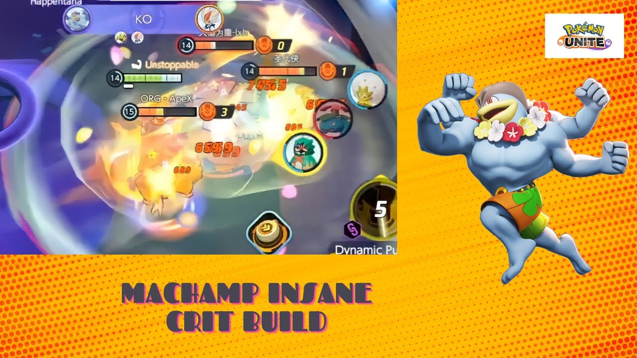 Machamp Ultimate Crit Build| Made for 1v5| Insane Damage