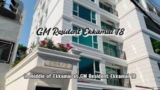 Apartment สุดหรูใจกลางเอกมัย GM Resident Ekkamai18