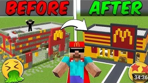 NOOB vs PRO: I REBUILT BROKEN BUILDS IN MINECRAFT