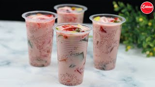 Tapioca Drinks Recipe | Buko (Coconut) Salad Drinks / Sago Dessert Recipe | SooperTasty