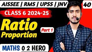 Ratio and Proportion Part 1 | Sainik school class 6 2024 | up sainik school class 6 | rms class 6