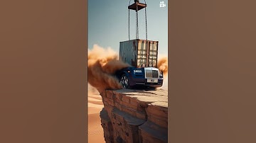 Massive Container Crushes Rolls-Royce Phantom – But It Survives the Impossible!