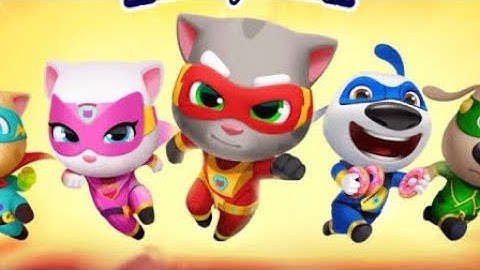 Talking Tom Hero Dash Android Game Gameplay | Full Screen Gameplay (Android,Ios #33)