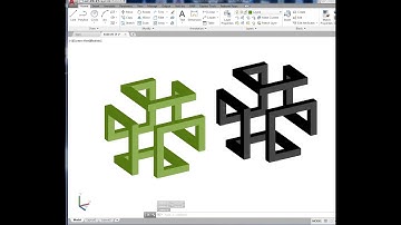 AutoCAD tutorial-How to make this 3D cube with easy steps-By ArtCam zone
