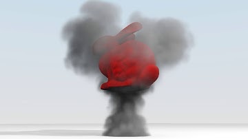 Accelerating Eulerian Fluid Simulation with Convolutional Networks - Stanford Bunny