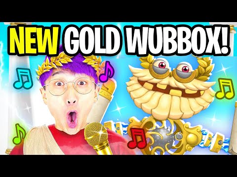 MY SINGING MONSTERS - GOLD ISLAND + EPIC GOLD WUBBOX - FULL SONG! (LankyBox Gets NEW WUBBOX!)