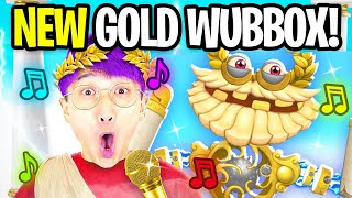 MY SINGING MONSTERS - GOLD ISLAND + EPIC GOLD WUBBOX - FULL SONG! (LankyBox Gets NEW WUBBOX!) screenshot 3