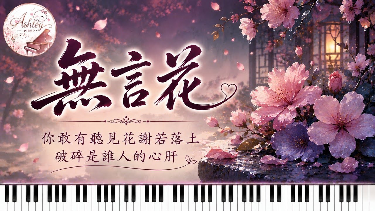 江蕙 - 無言花|𝄞 你敢有聽見花謝若落土~破碎是誰人的心肝.... 𝄞 |《品鋼琴》 Piano Cover 鋼琴演奏