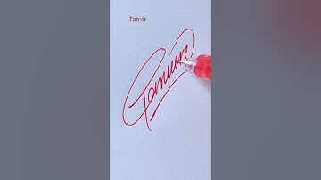 Tanvir #signature #shorts