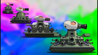 Эволюция ИИ - Мультики про танки - Cartoon about tanks