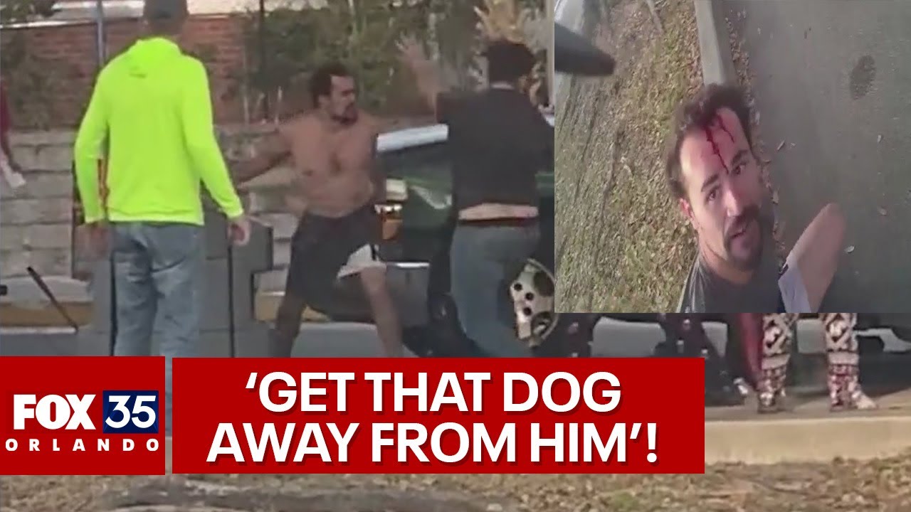 Florida man jumped by bystanders after beating his dog outside gas ...