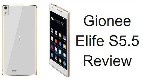 Gionee Elife S5.5 Review And Hands On At MWC 2014
