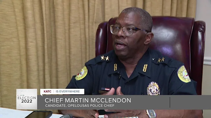 Opelousas Police Chief Candidates: Chief Martin McClendon