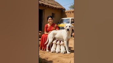 A kind Woman saves cute puppies from the butcher#ai #rescue #kindness