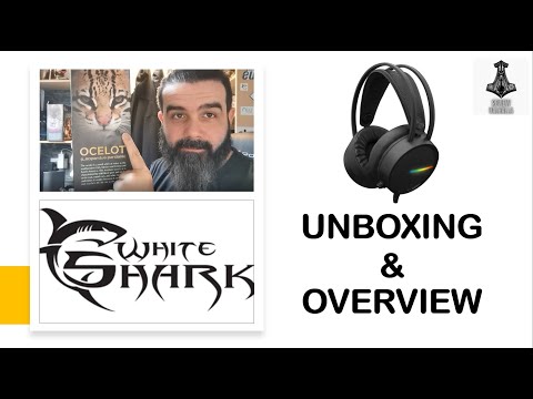 White Shark - OCELOT - Gaming Headset Unboxing Overview  @armcomtrading