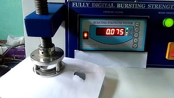 Bursting Strength Tester Paper testing