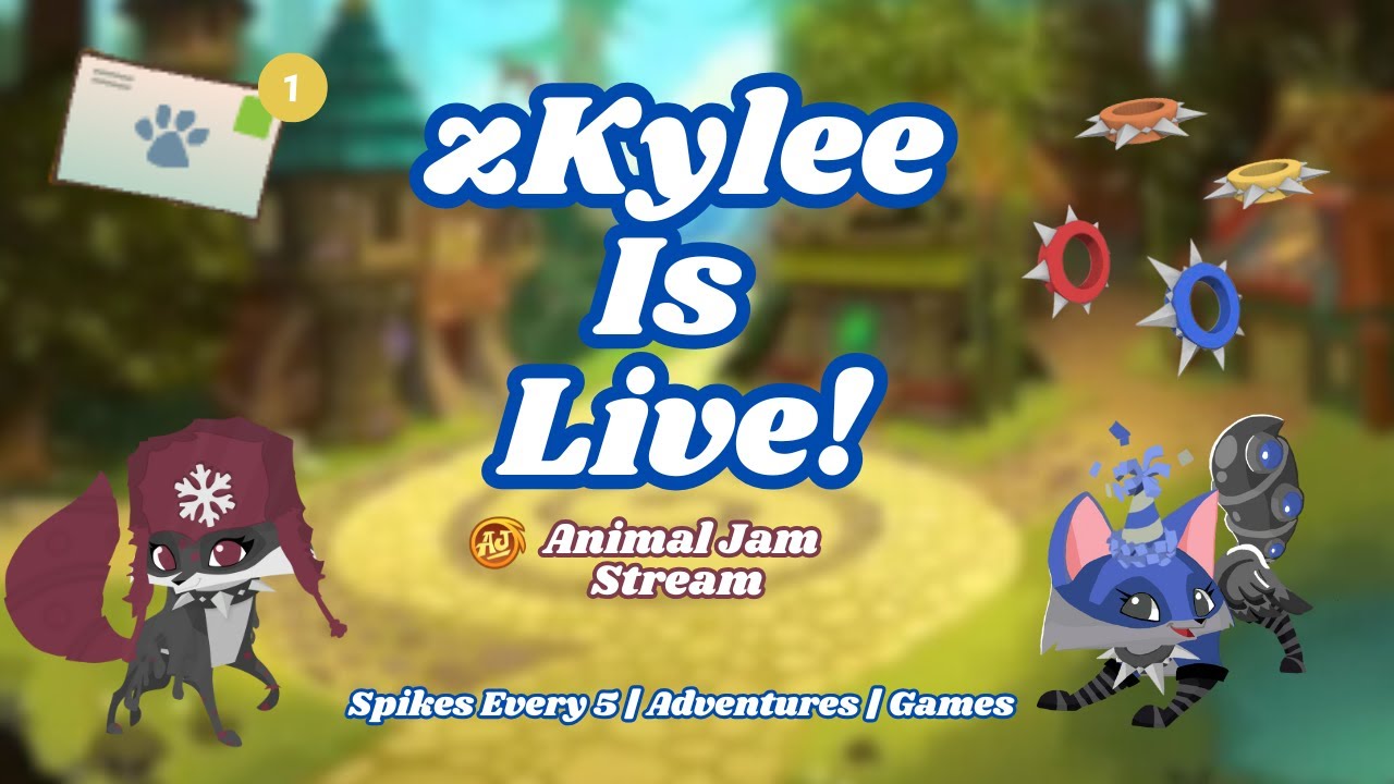 16+ | Animal Jam Stream| Giveaway every 5! | Goal: 3,200