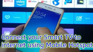 How To Connect Smart TV to Internet using Mobile Hotspot or Mobile Data screenshot 4